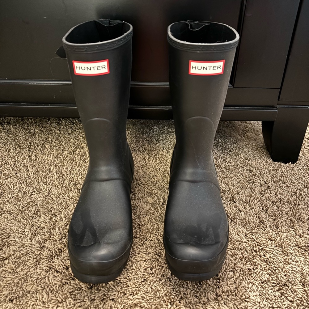 HUNTER original short matte rain boots